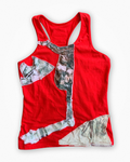 Tank Top Mix-media rojo